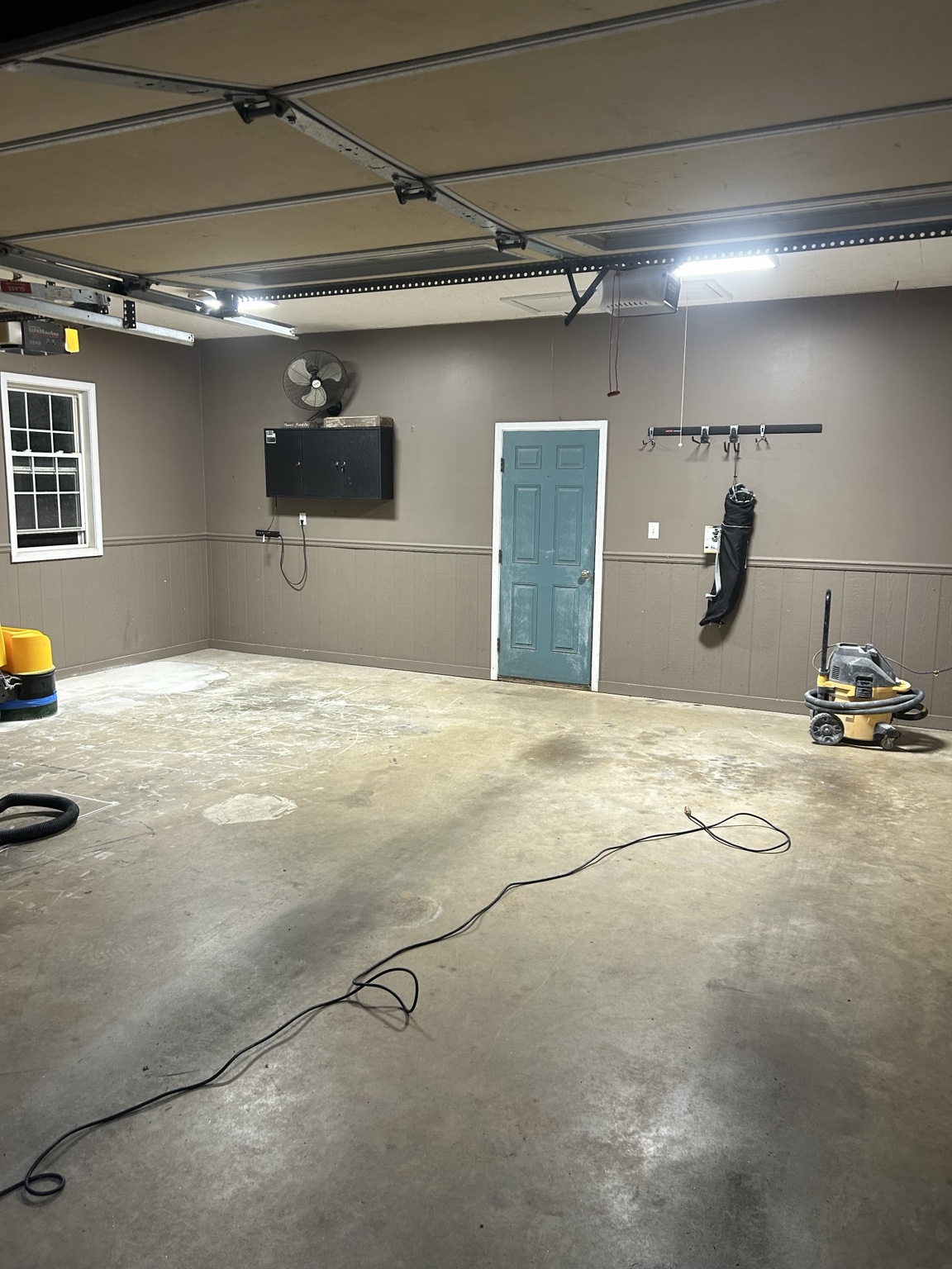 Concrete floor before coating